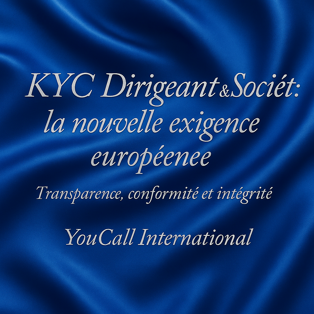 KYC Dirigeant et Société : la nouvelle exigence européenne en matière de transparence